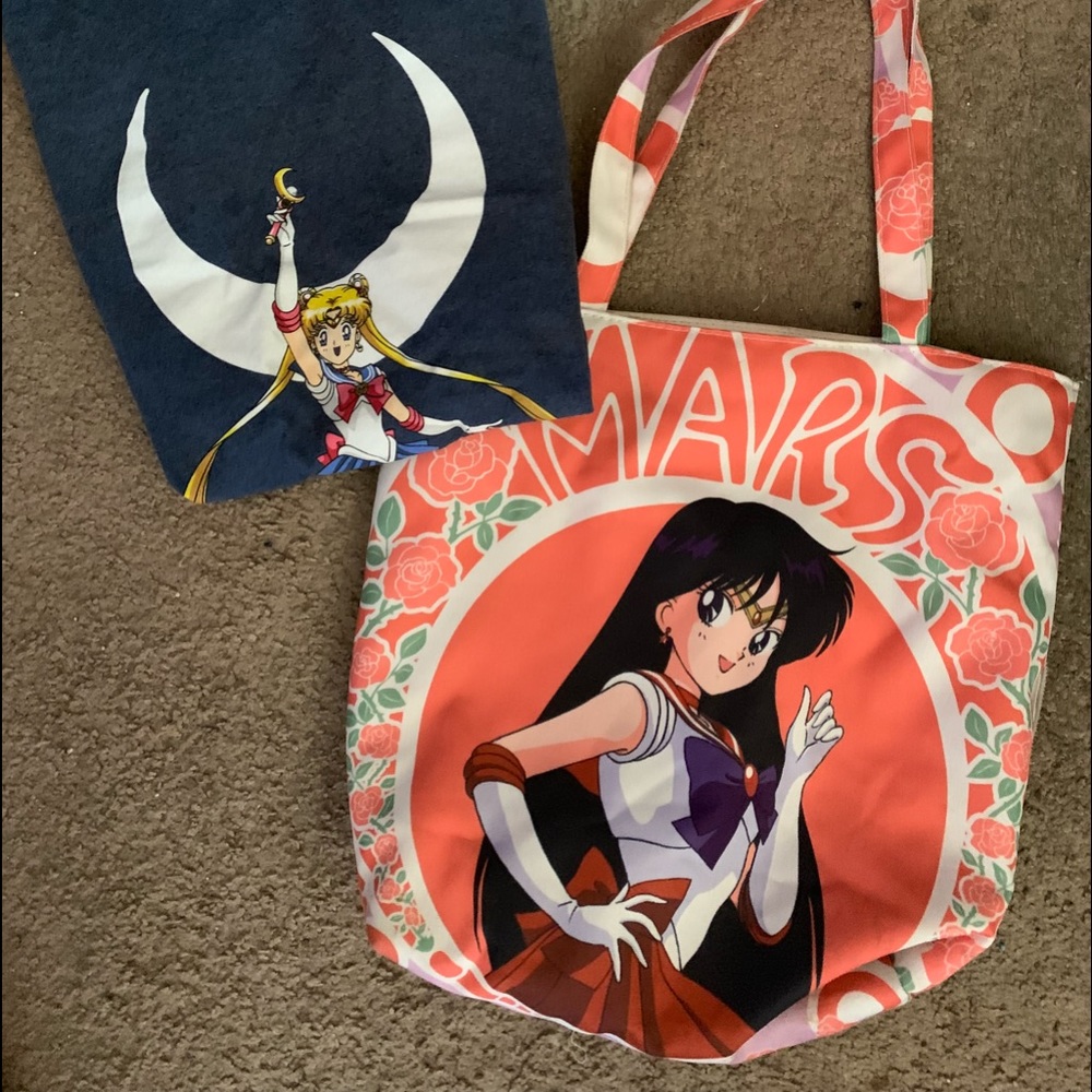 Sailor moon purse and shirt bundle